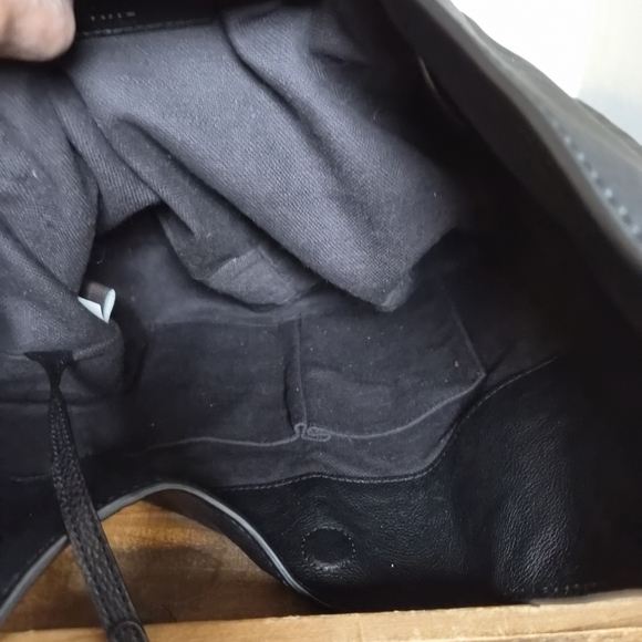 Frye Jackie Black And Brown Leather Hobo Bag - Picture 9 of 10